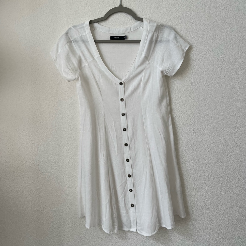 WHITE SUN DRESS